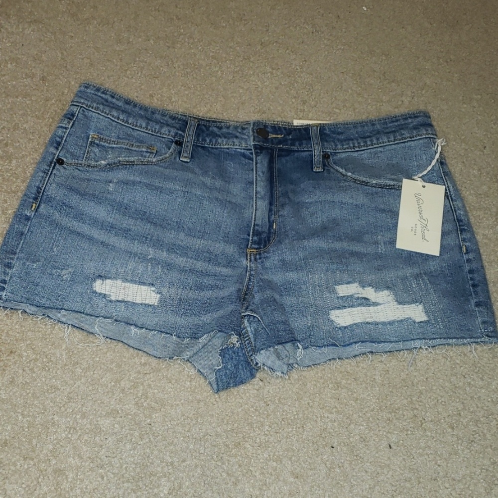 NWT High Rise Shortie Shorts